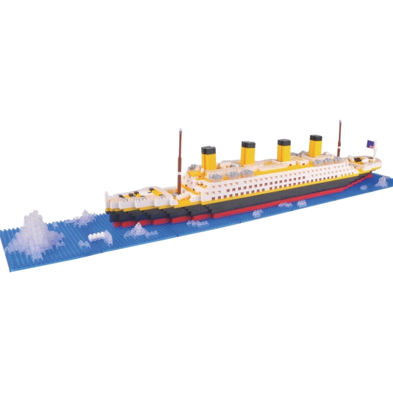 a toy titanic