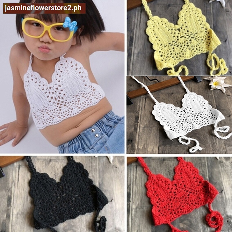 Haut De Bikini Bébé Crocheté Main - Taille Newborn - Neuf, Fait Main