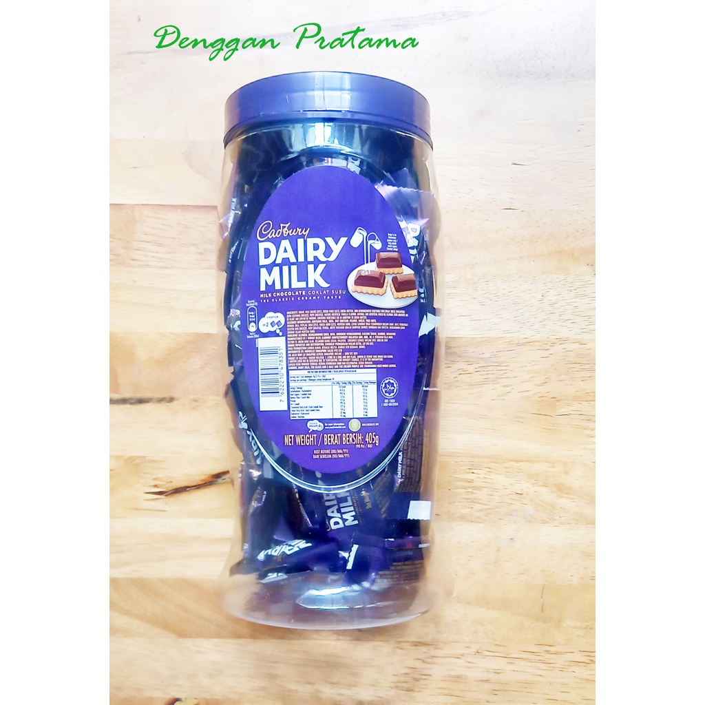 Cadbury Dairy Milk Chocolate Jar 405gr Tube Shopee Philippines