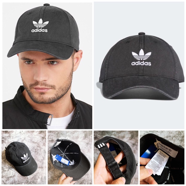 Adidas Adicolor Washed Cap | Shopee 