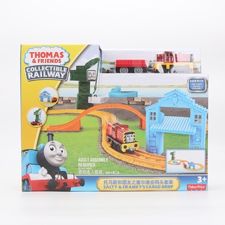 Thomas & Friends Collectible Railway Salty and Cranky Cargo Drop Track Brand New 