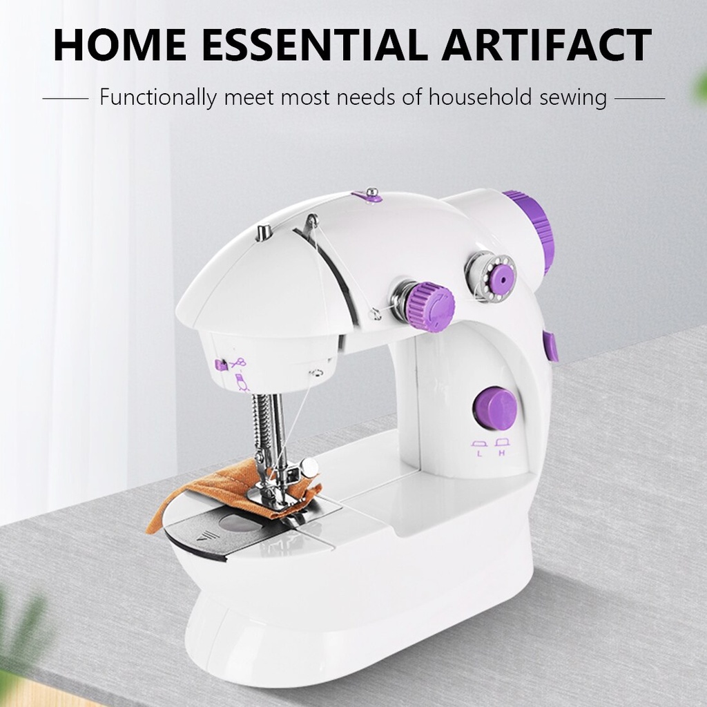 Table-Top Sewing MachineMini Portable 2-Speed Sewing Machine | Shopee ...