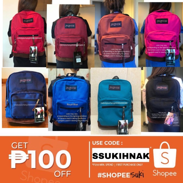 shopee jansport bag