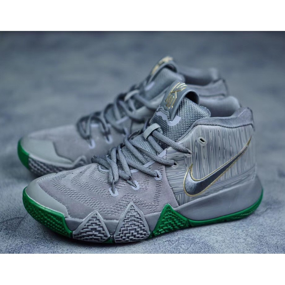 kyrie 4 gray green