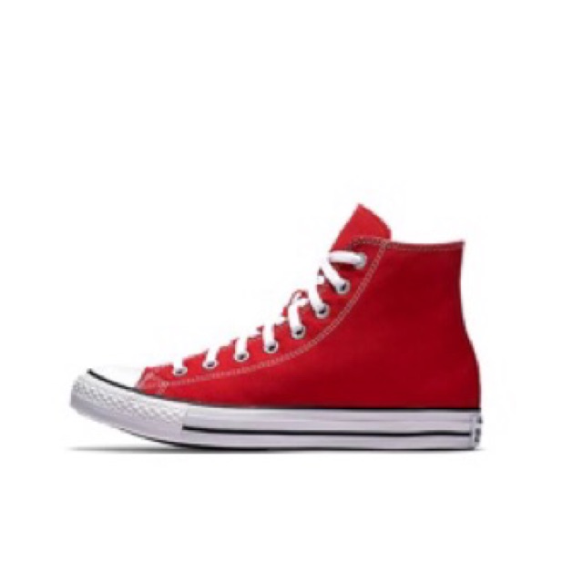 red converse high cut