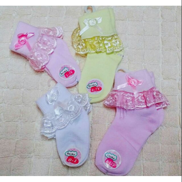 little girl socks with lace