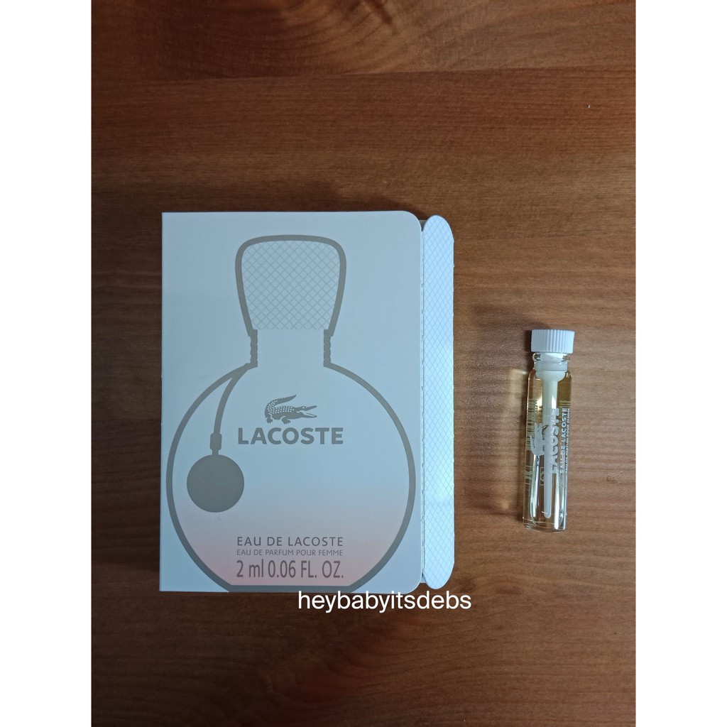 brugerdefinerede Hvilken en Bevægelig Authentic Lacoste Eau De Lacoste EDP (for Women) Sample Perfume (Bnew) |  Shopee Philippines