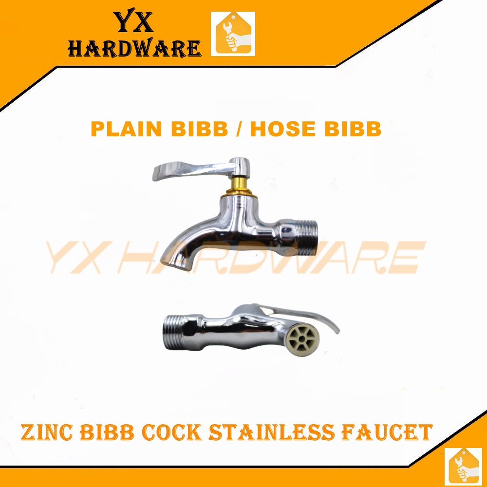 ZINC BIBB COCK STAINLESS FAUCET | Shopee Philippines