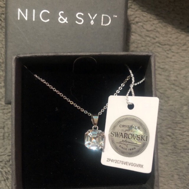 Nic Syd Crystal Necklace Shopee Philippines