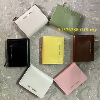 Cnk new mini wallet simple solid color multifunctional card holder CK6-10680907