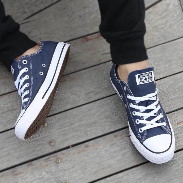 blue canvas converse