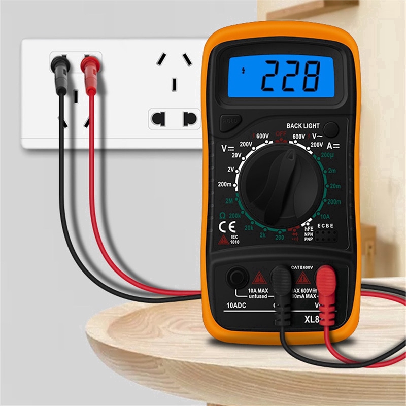 XL830L Handheld Digital Multimeter Portable Multi Tester LCD Manual