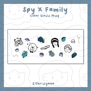 Spy x Family Clear Glass Mug