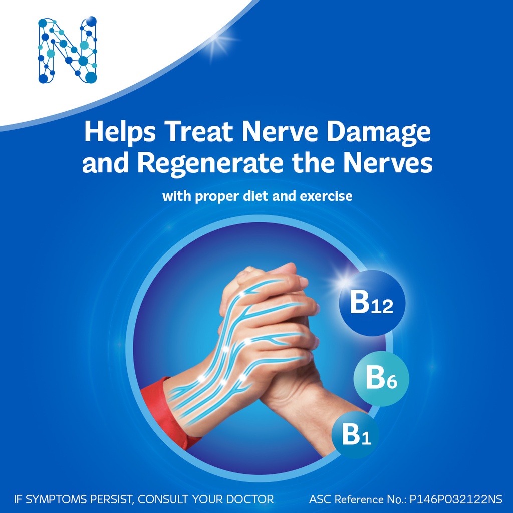 Neurobion Forte B Vitamins (B1+B6+B12) Tablet 10s Nerve Care presyo ₱231
