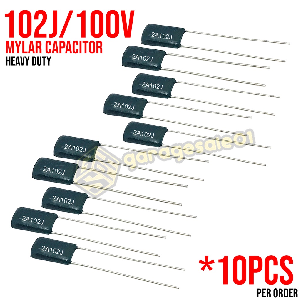 Pcs Mylar Film Capacitor V A J Polyester Film Capacitor