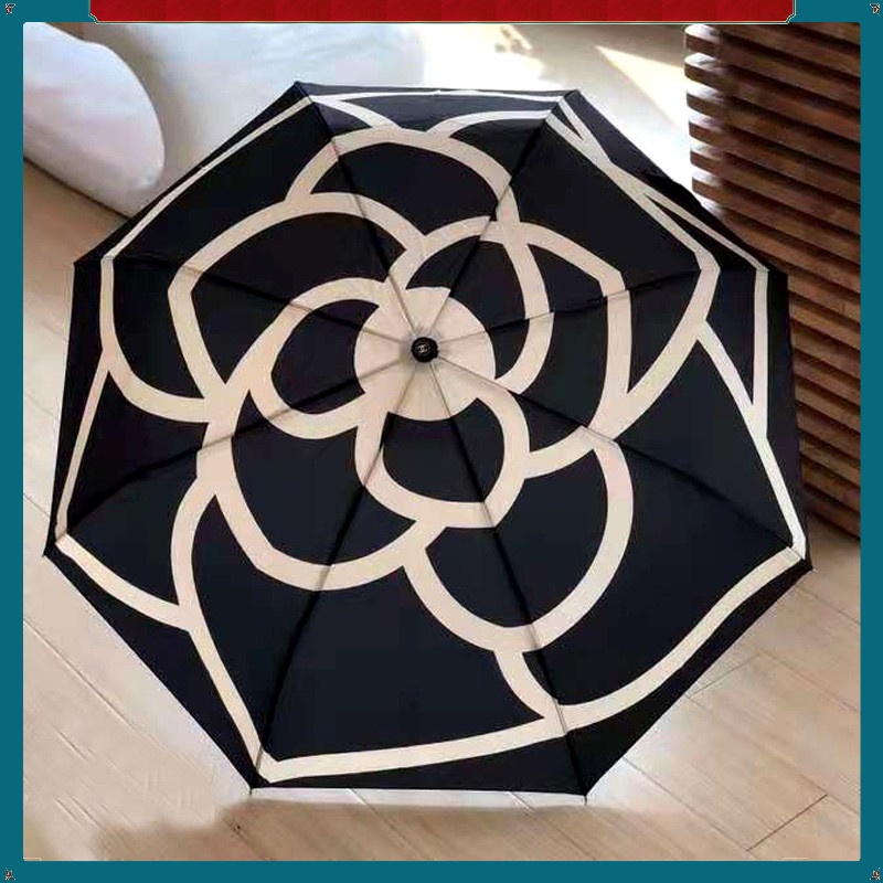 Umbrella Automatic Folding Umbrella Windproof Fragrant Hills Camellia  Umbrella High-end umbrella | Shopee Philippines