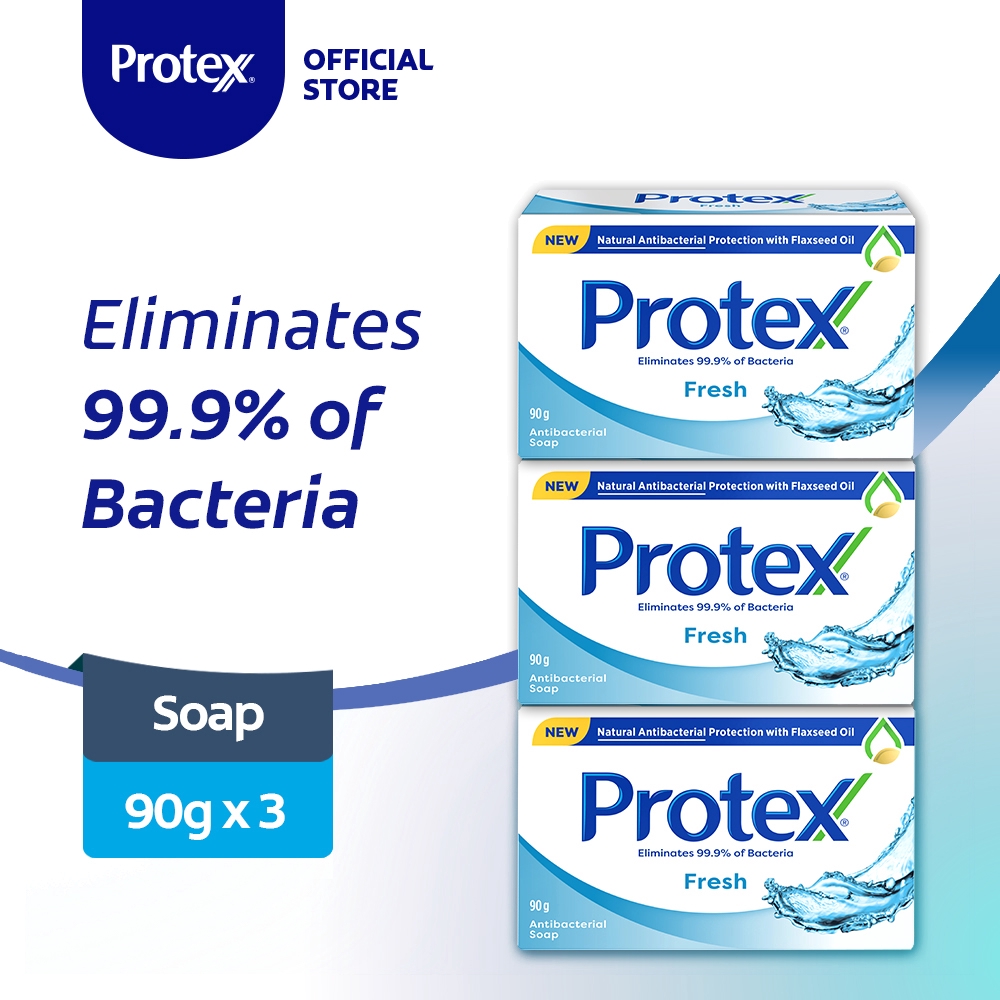 Protex Fresh Antibacterial Soap 90g Pack of 3 Shopee Philippines