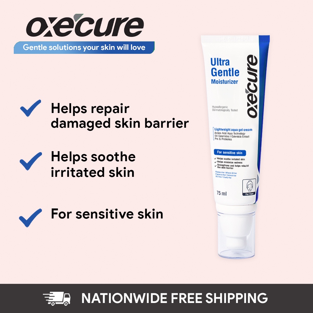 OXECURE Ultra Gentle Moisturizer 75ml Shopee Philippines