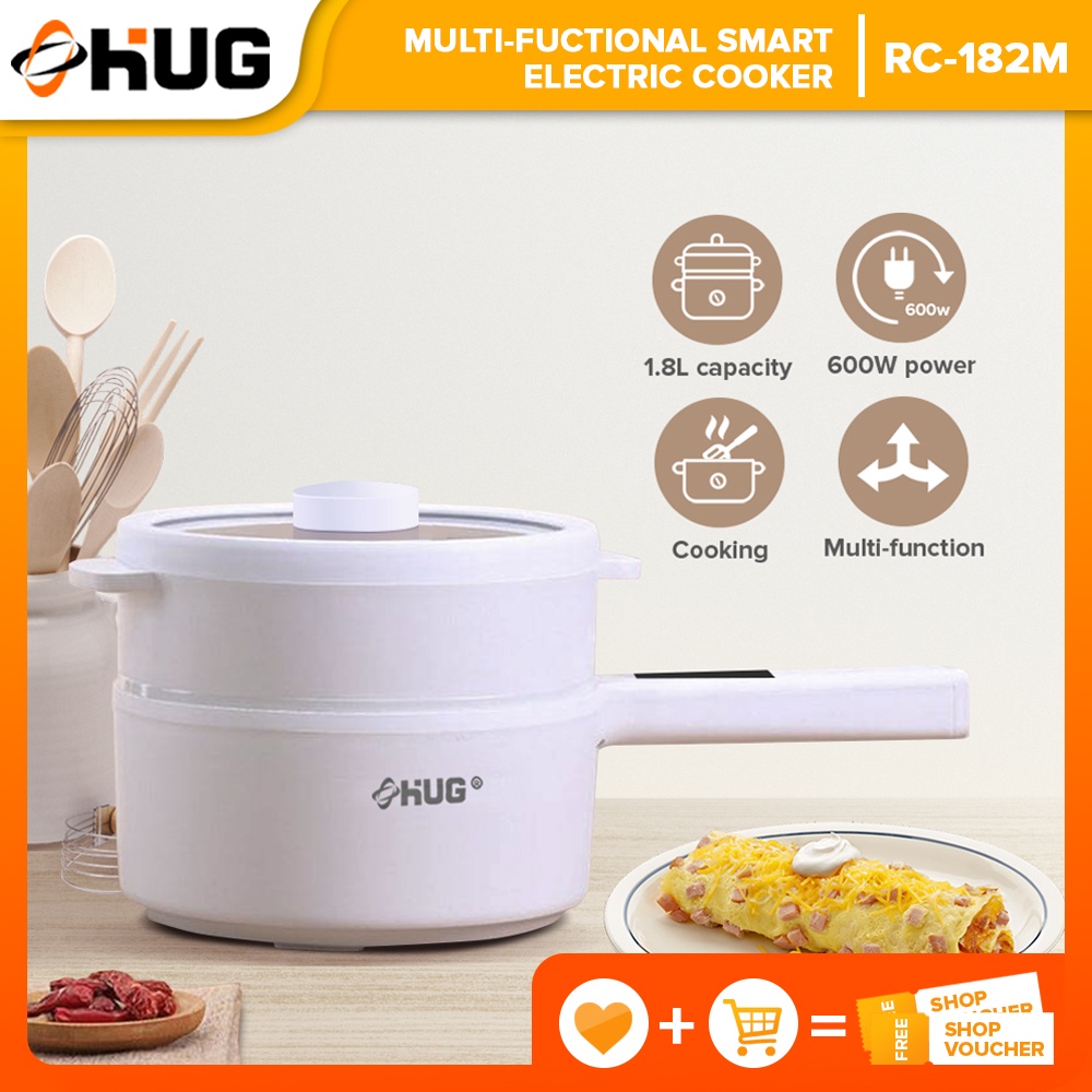 Hug Multi-function Electric Cooker Pot Non-Stick Inner Pot with Steamer ...