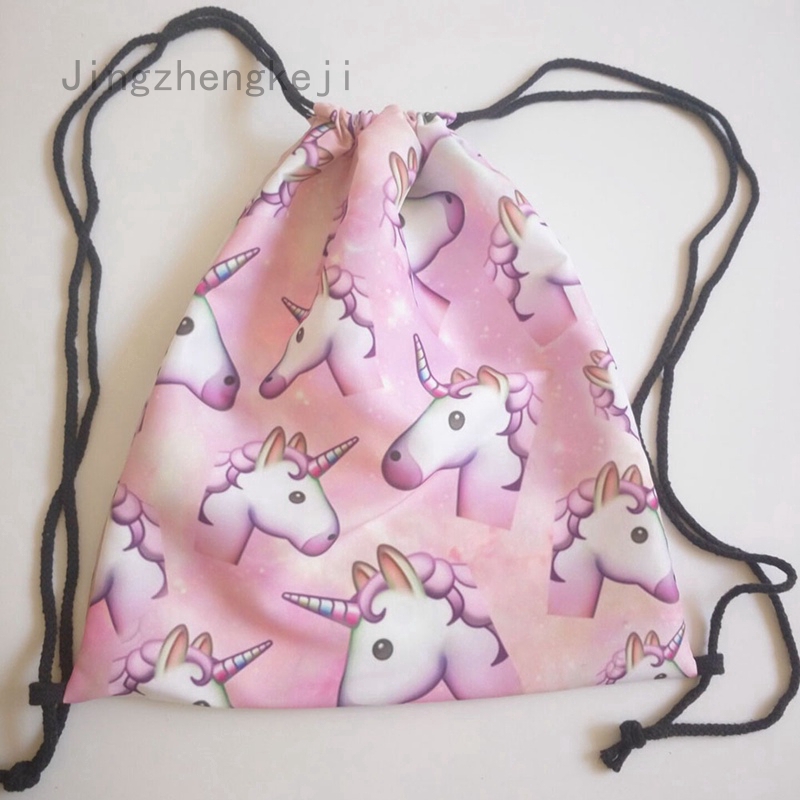 unicorn string bag