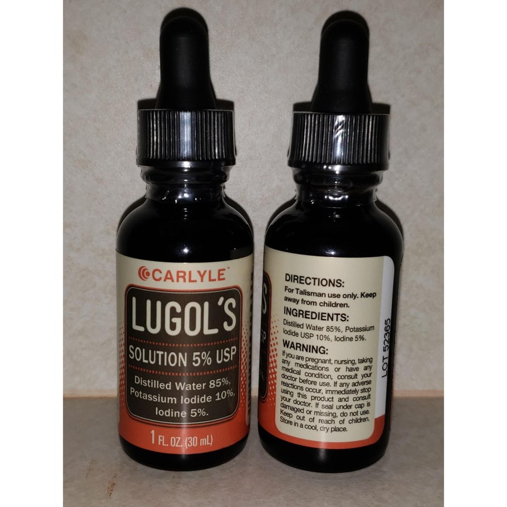 lugol's iodine tablets