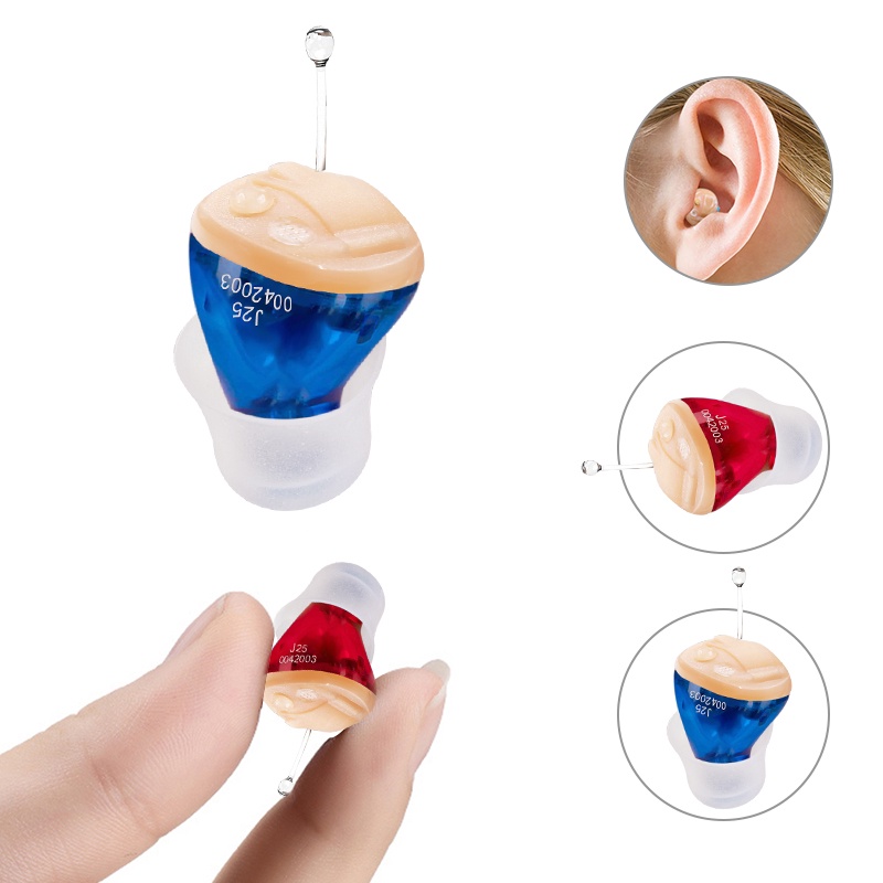 Mini Hearing Aid Audifonos J25 Adjustable Inner Ear Hearing Aids