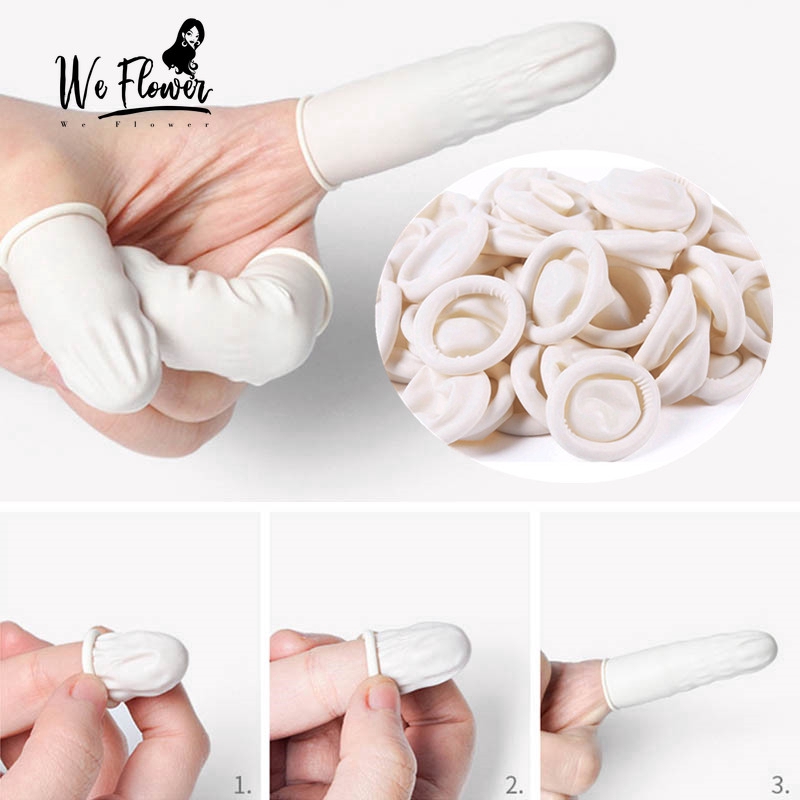 latex finger gloves