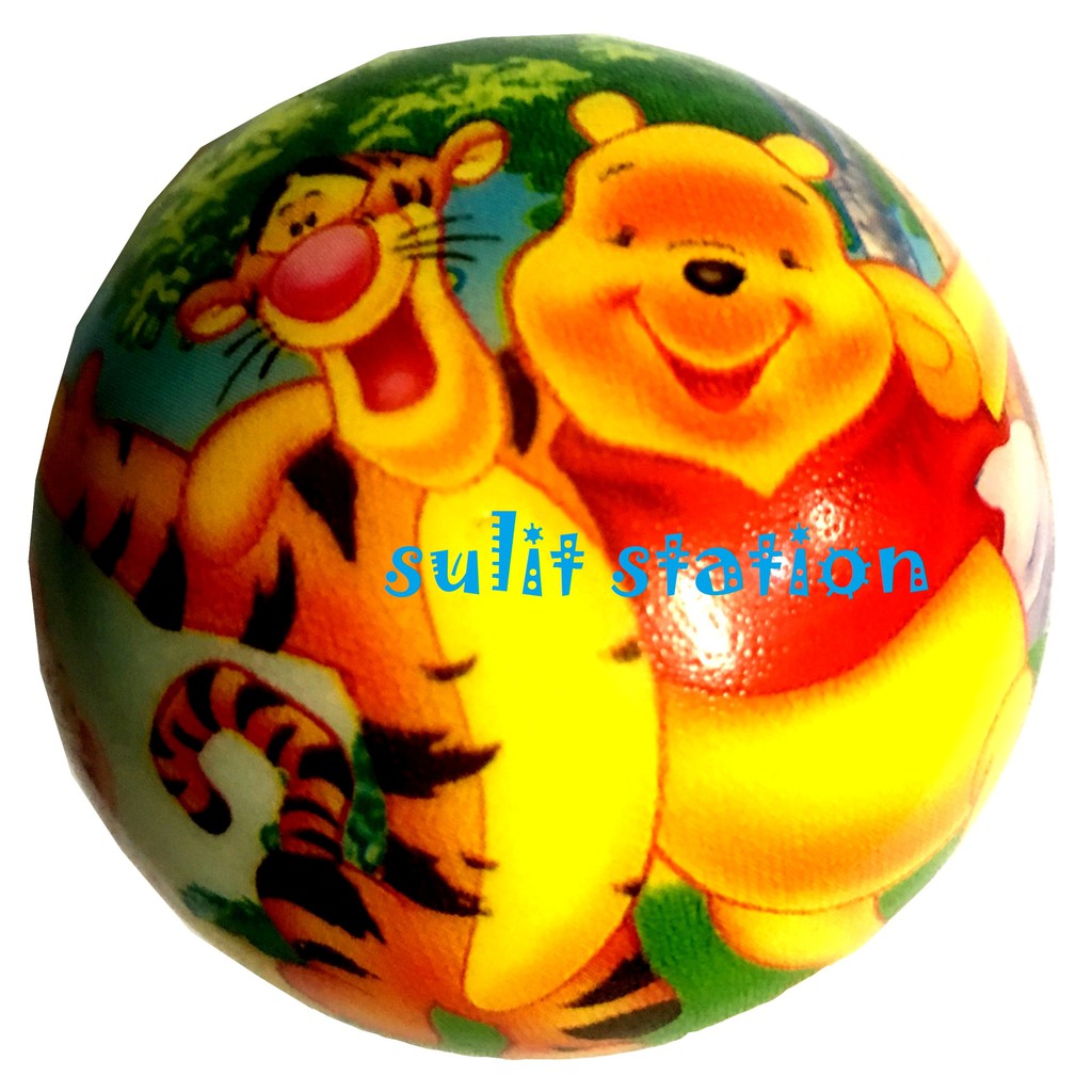 Winnie The Pooh Stress Baby Foamy Rubberized Ball Toys Shopee Philippines