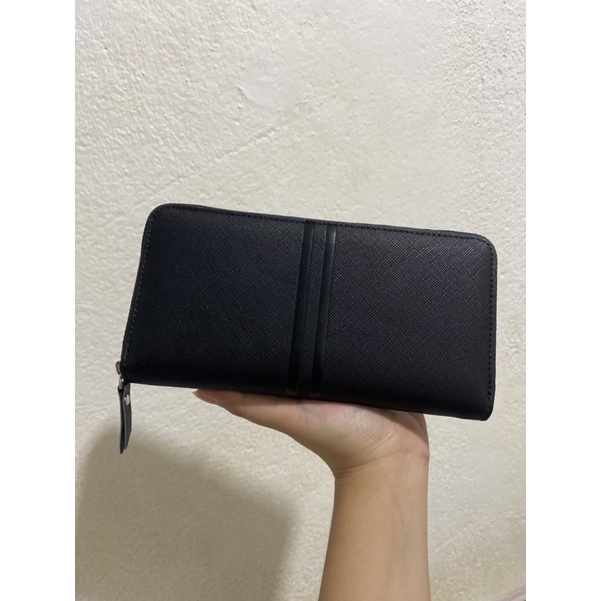 Miniso Long Black Wallet | Shopee Philippines