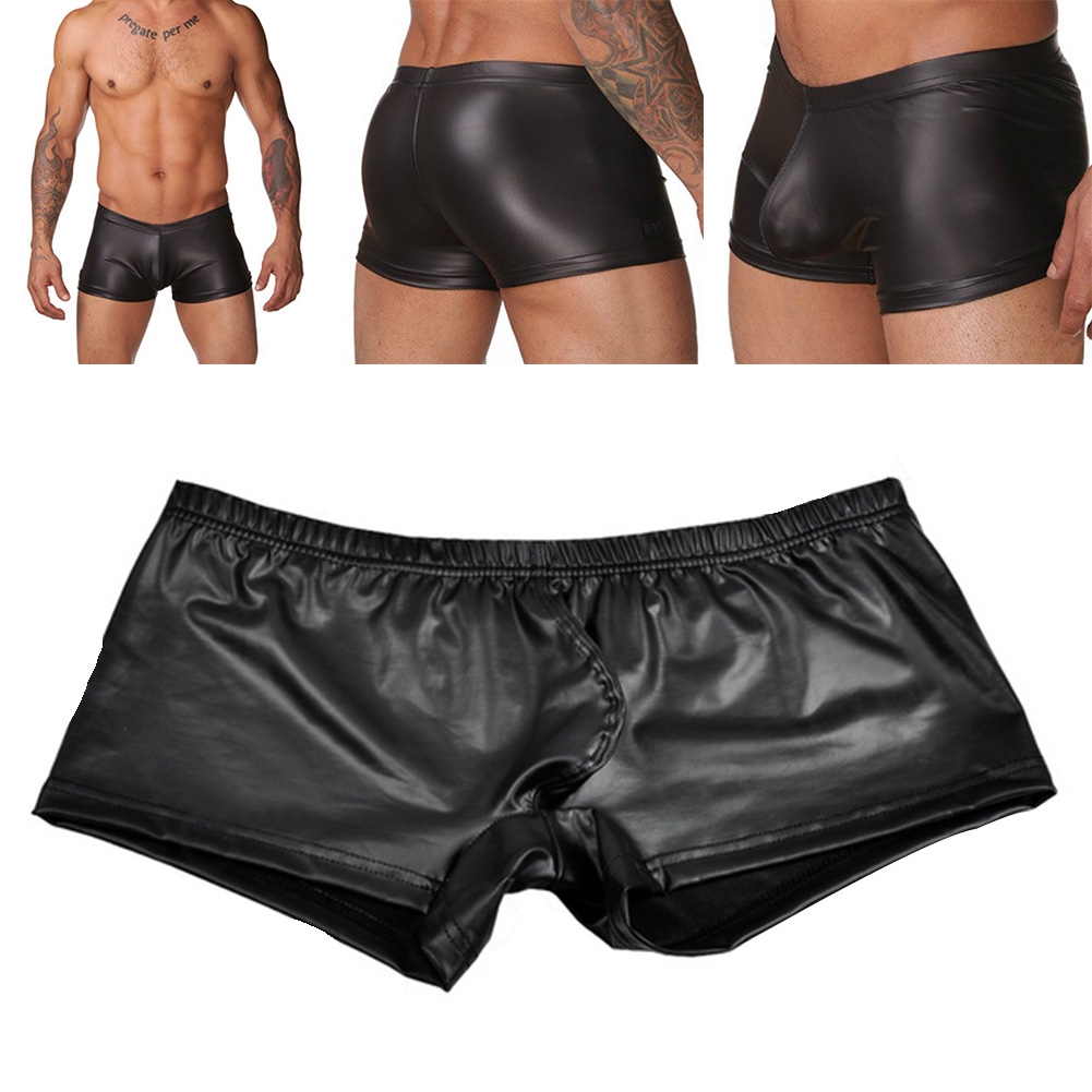 leather boxer shorts