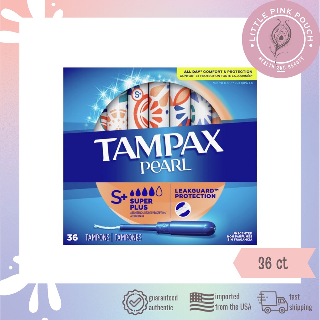 Tampax Pearl Tampons, Super Plus Absorbency, Unscented | Shopee Philippines