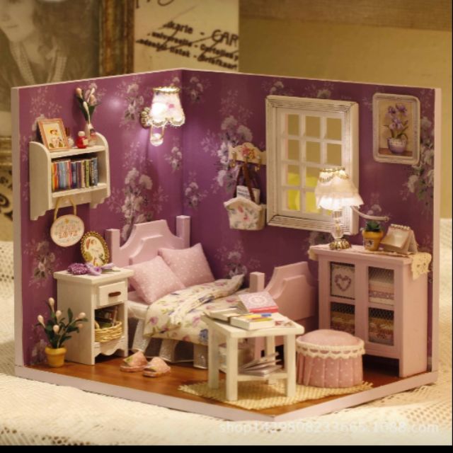 6 diy miniature dollhouse rooms