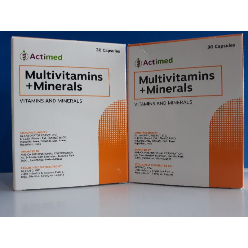 Multivitamins + Minerals softgel capsule Shopee Philippines
