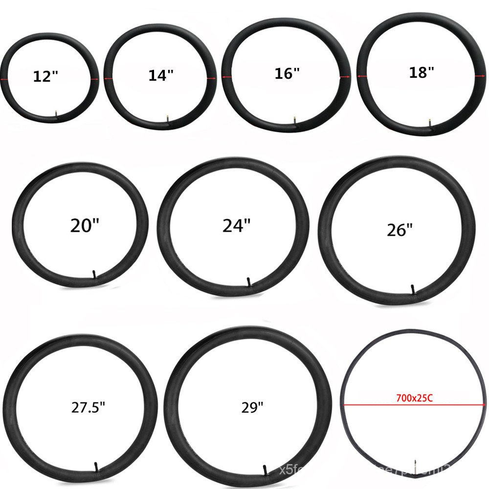 AVASTA Bicycle Inner Tube Replacement for 12 14 16 18 20 24 26 27.5 29 700c Wheels 