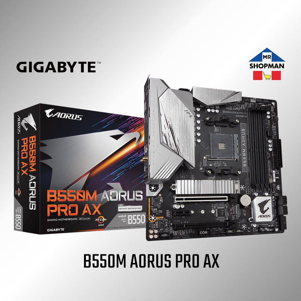 Gigabyte Aorus B550m Pro Ax Wifi Motherboard | Shopee Philippines