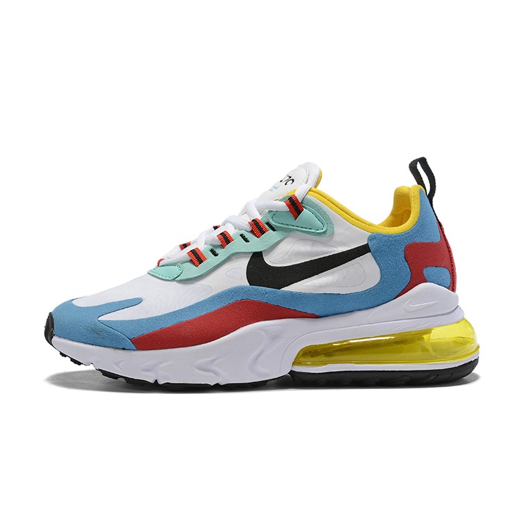 air max 270 react red blue yellow
