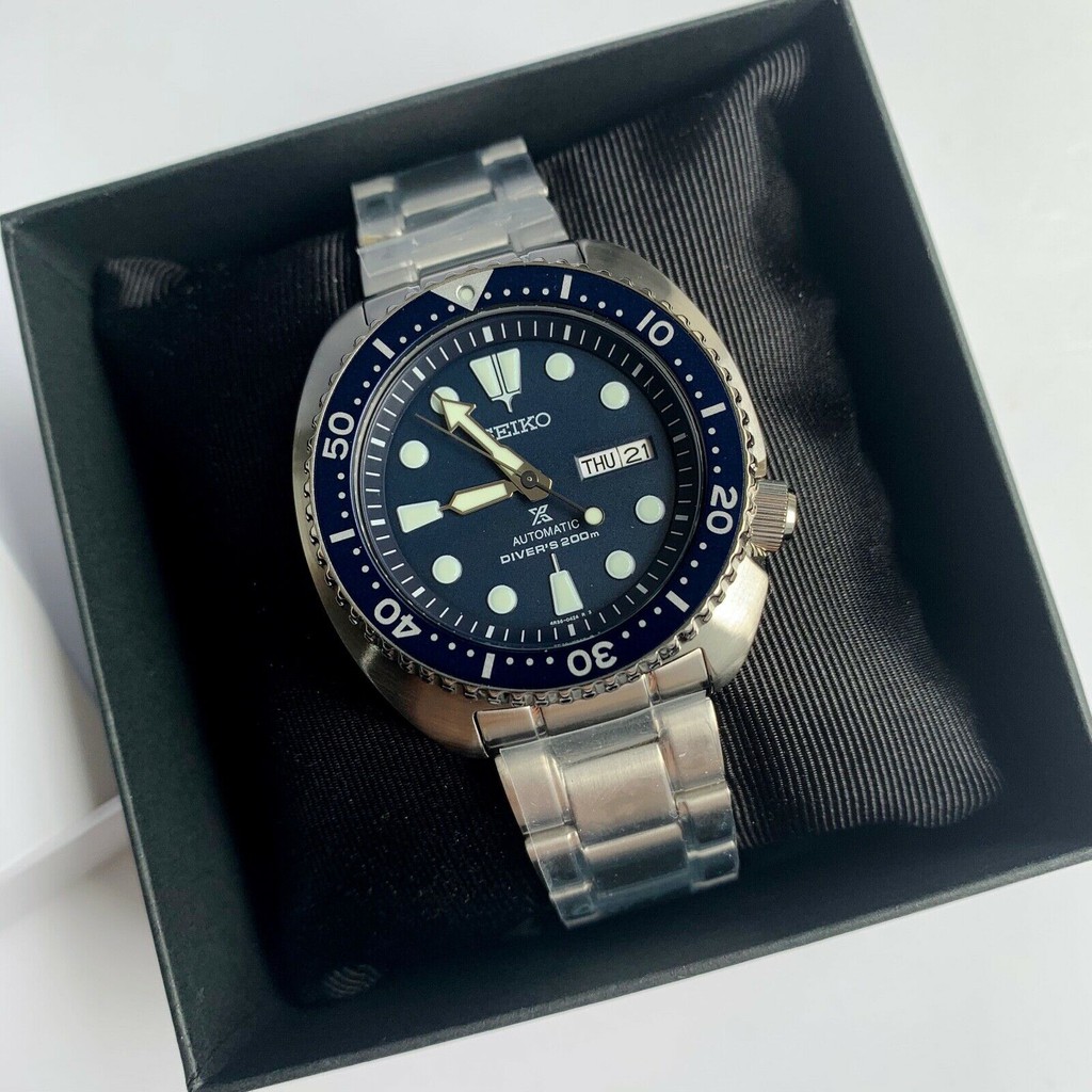 BNEW AUTHENTIC SEIKO SRP773K1 Prospex Turtle Automatic Diver Blue Dial  Silver Steel Watch for Men | Shopee Philippines