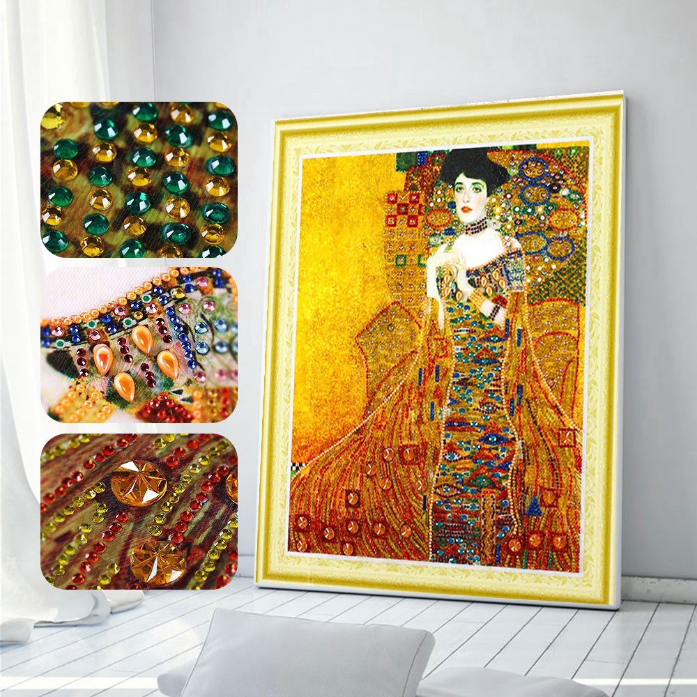 Special DIY 5D Crtstal Diamond Painting Golden women | Shopee Philippines