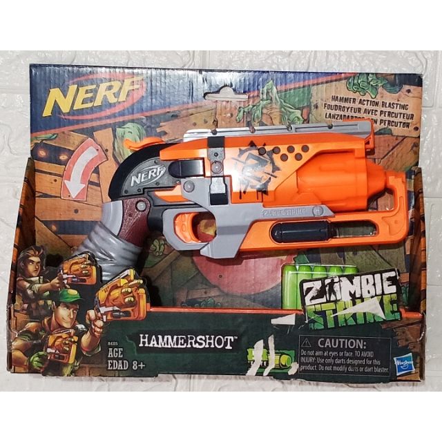 nerf gun zombie strike hammershot