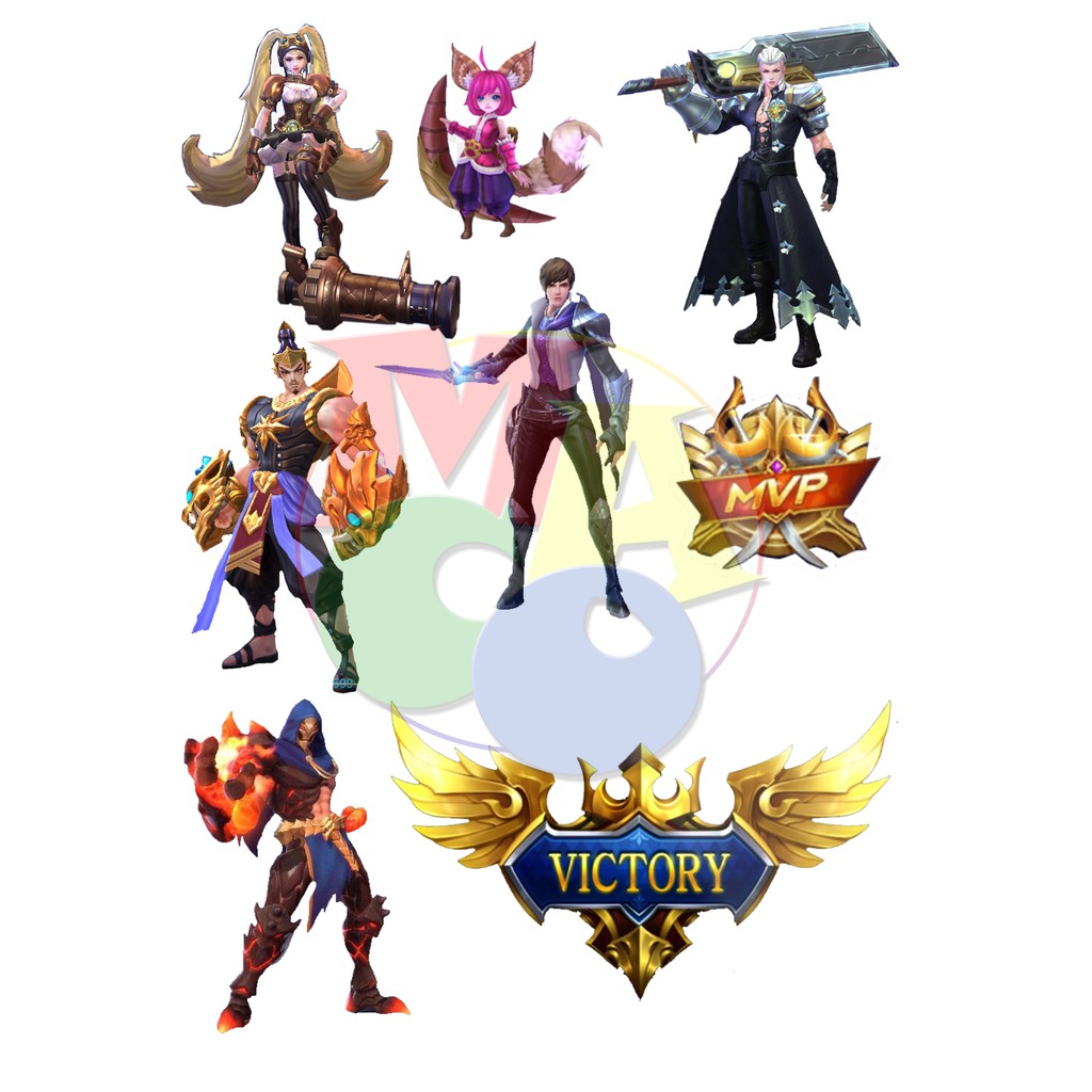 Mobile Legend Cake And Cupcake Toppers Shopee Philippines