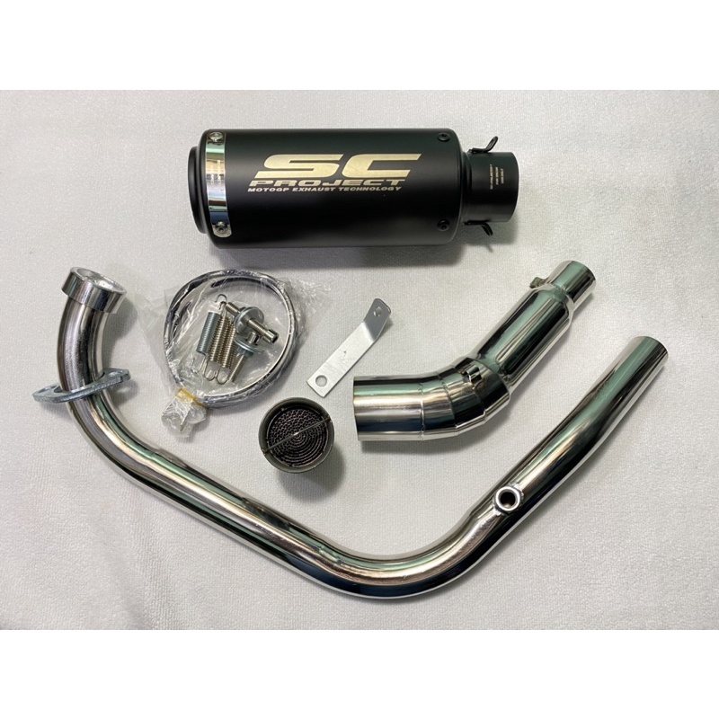 [ B.M ] Sc Project with elbow stainless ( Underbelly ) for Suzuki ...