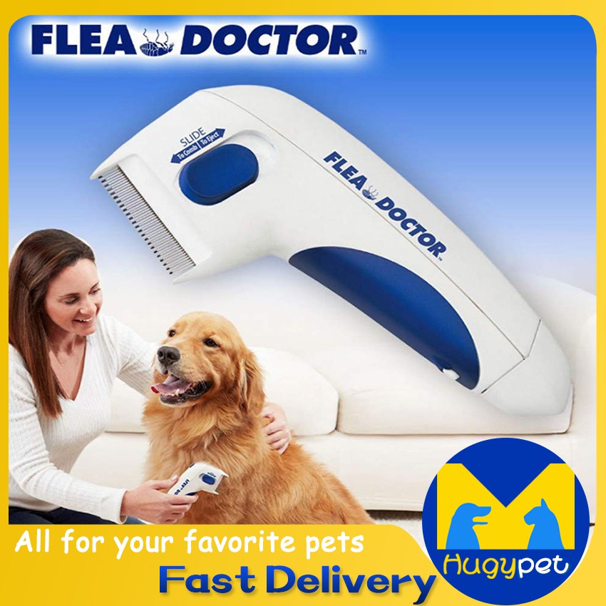 Pet Dogs Cats Cleaning Flea Doctor Electric Flea Comb Head Lice Removal