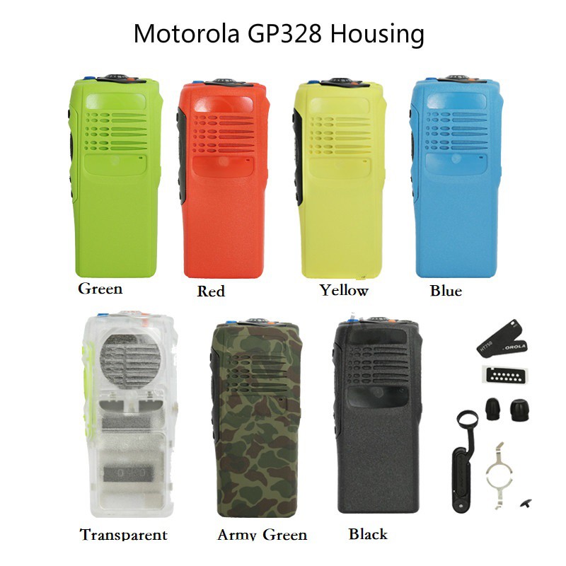 Replacement Front Outer Case Housing Cover For Motorola Radio GP344 