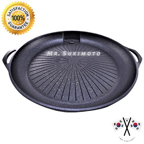 SAMGYEOPSAL Grill Pan Samgyupsal Korean Stove Top BBQ Barbecue Multi