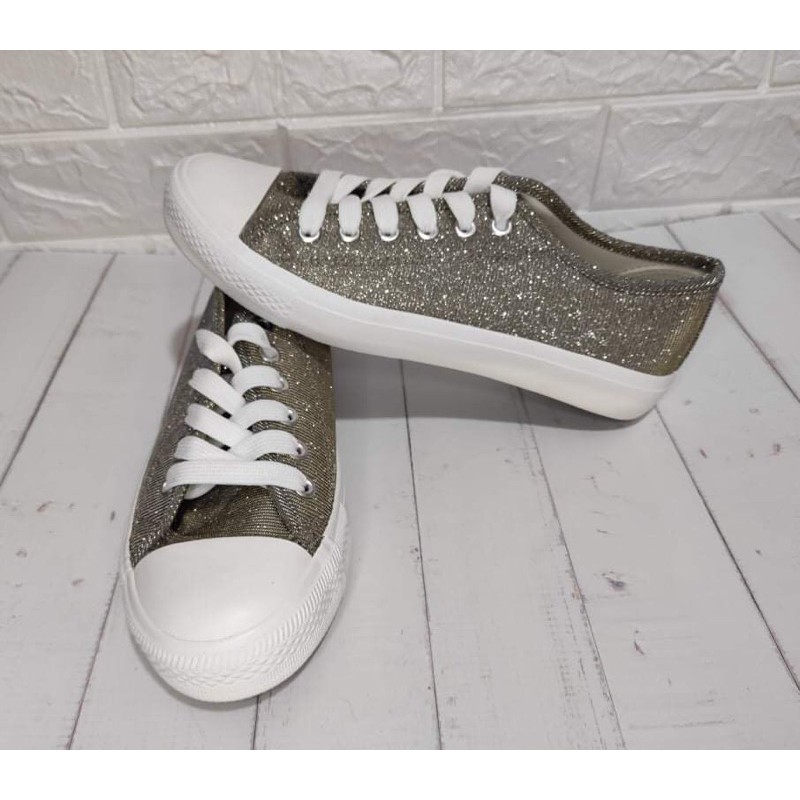 glitter rubber shoes