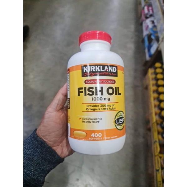 Kirkland Fish Oil 1000mg 400 softgels Shopee Philippines