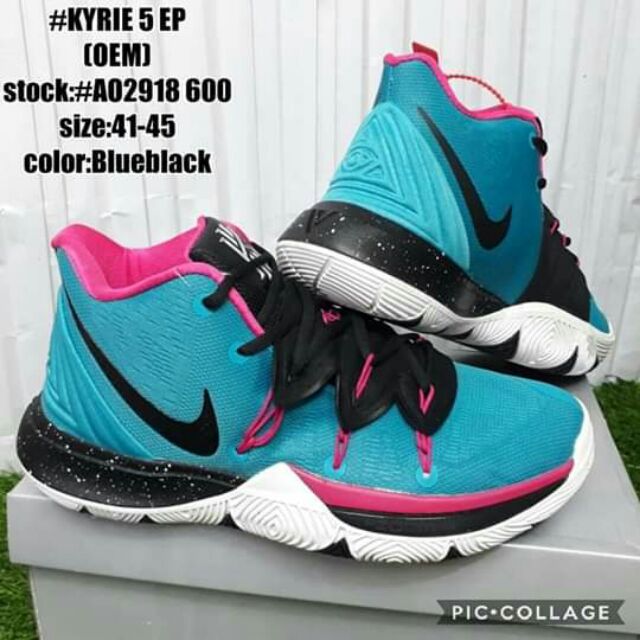 Sneakers Tutorial US12 NIKE KYRIE 5 EP UFO Starry Blue Splashing Dark Green Shrimp