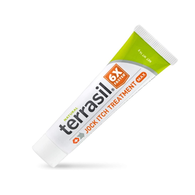 Terrasil Jock Itch Treatment Cream Max for Tinea Crusis with Activated