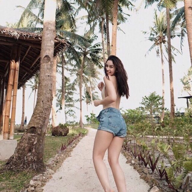 swimsuit with maong shorts