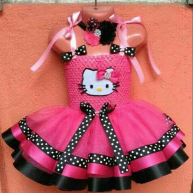 hello kitty birthday dress for 1 year old